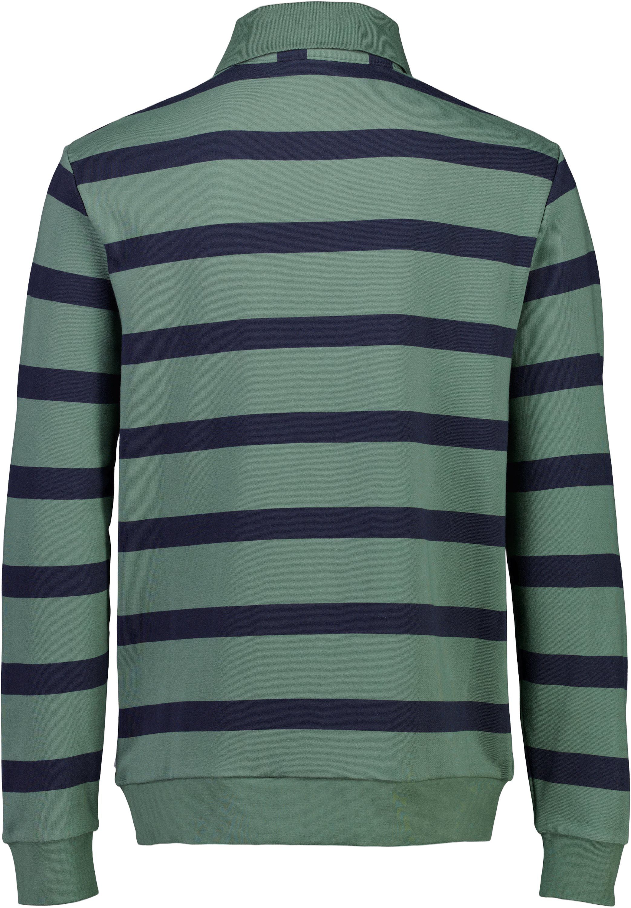 Striped polo sweatshirt L/S
