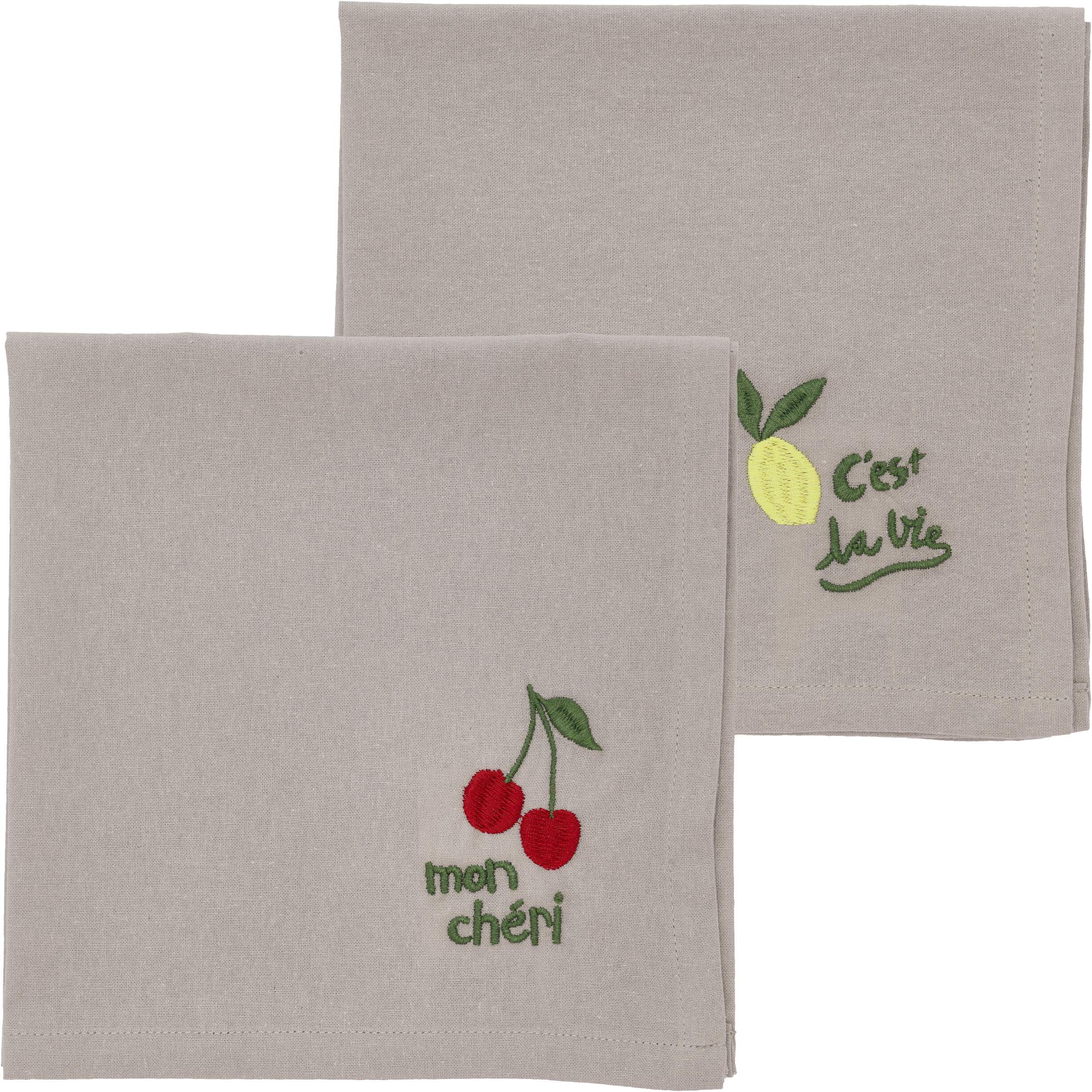 Tygservetter 40x40 Bistro 2 st Green