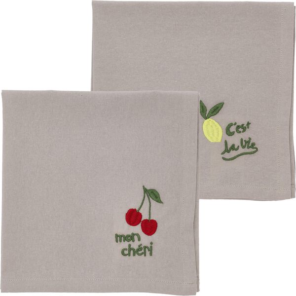 Tygservetter 40x40 Bistro 2 st Green