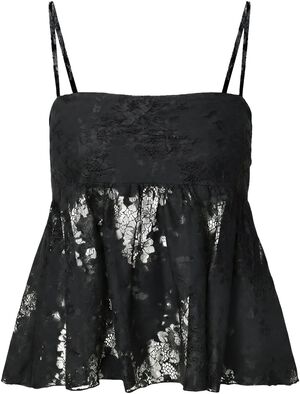 PCNORINNE STRAP LACE TOP WVN D2D