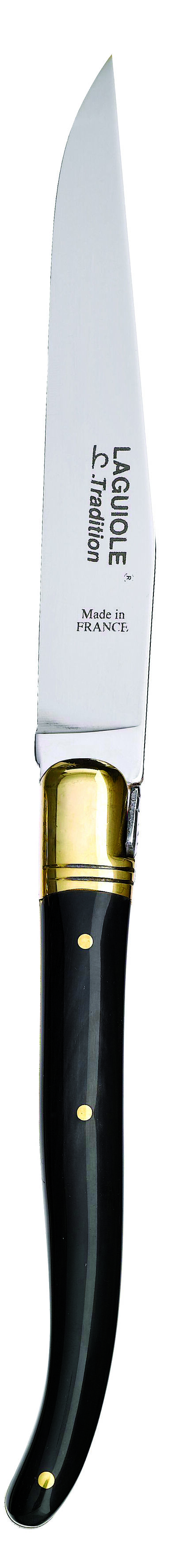 CHL Steakkniv Sort Horn/ME-1