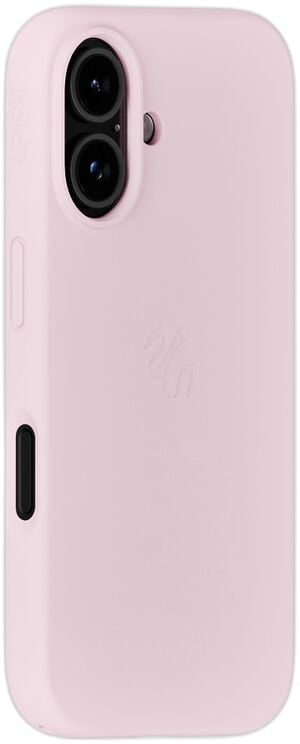 Silicone Case MagSafe Compatible iPhone 16 Pale Pink