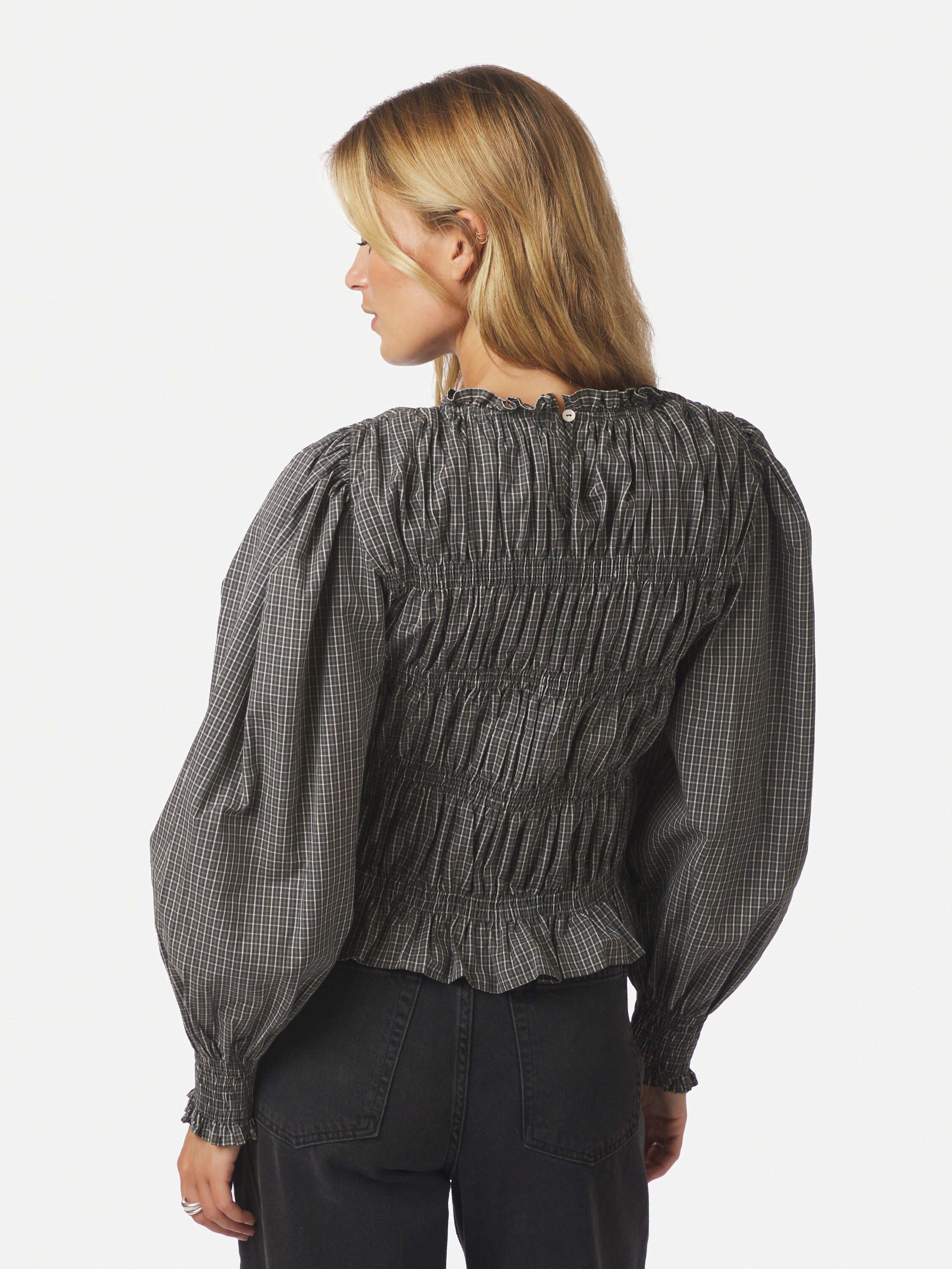 Marcia Check Blouse