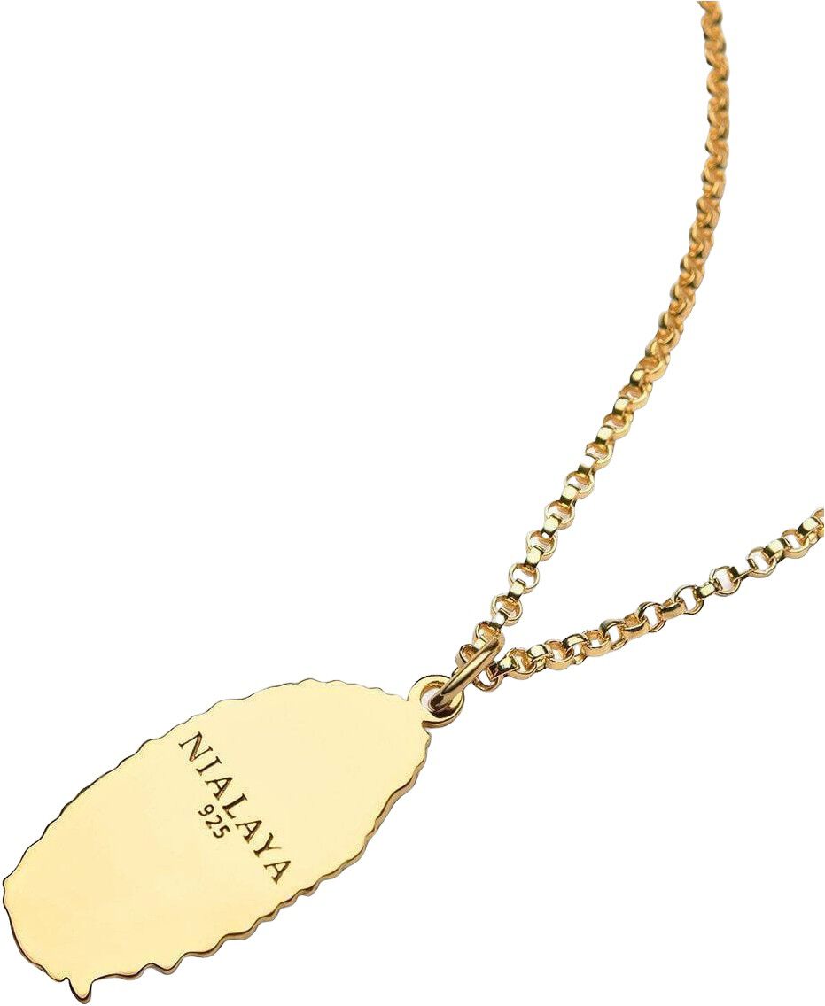Our Lady of Guadalupe 18K Gold-Plated Sterling Silver Pendan