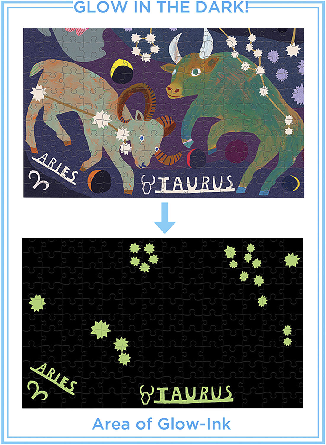 eeBoo - Puslespil 1000 brk - Zodiac