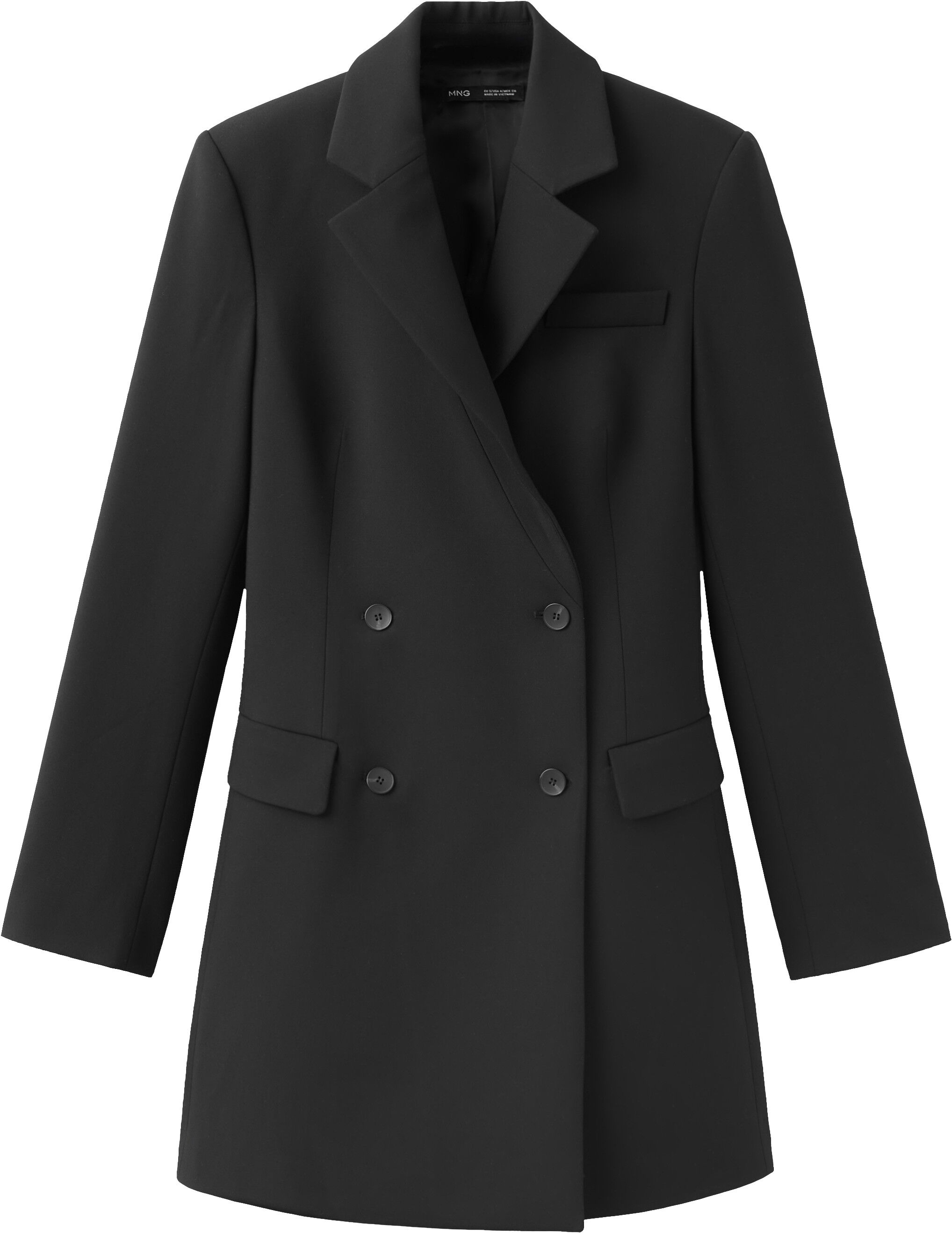 Double-breasted blazer-style dress
