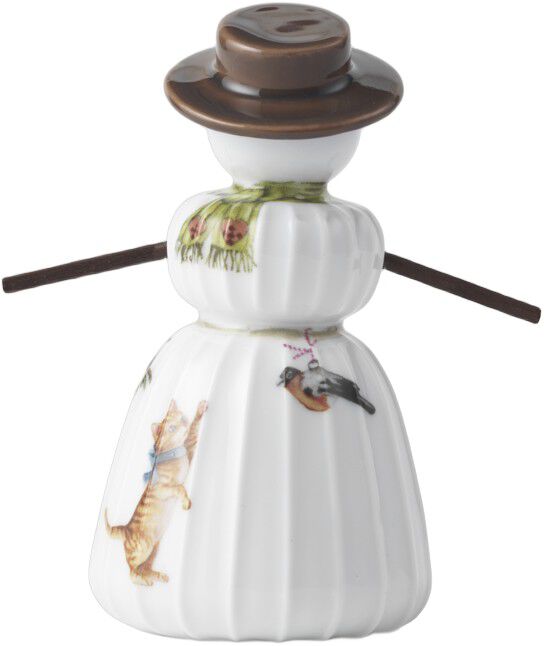 Hammersh&oslash;i Christmas Sn&ouml;gumma H11 vit m. deko