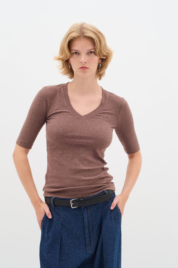 DagnaIW Melange V T-Shirt