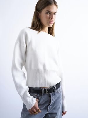 TSBELLE LS O-NECK PULLOVER - COTTON BLEND