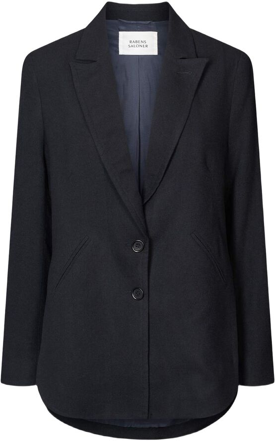 Drapy tailoring fitted jacket - Car