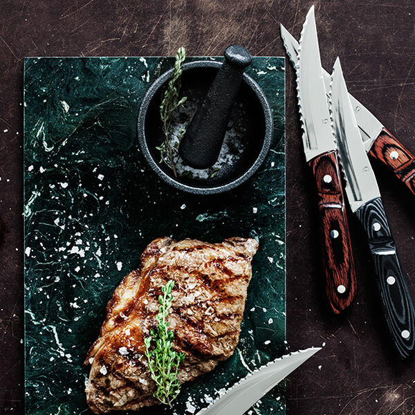 Biffkniv XL Old Farmer Classic 23,5 cm 4 stk. Tre/Stål