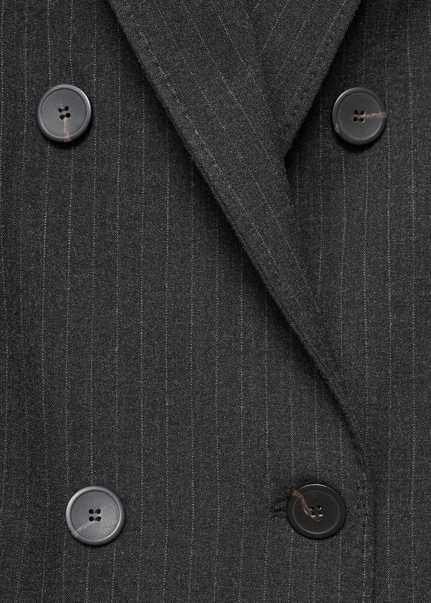 Pinstripe suit jacket