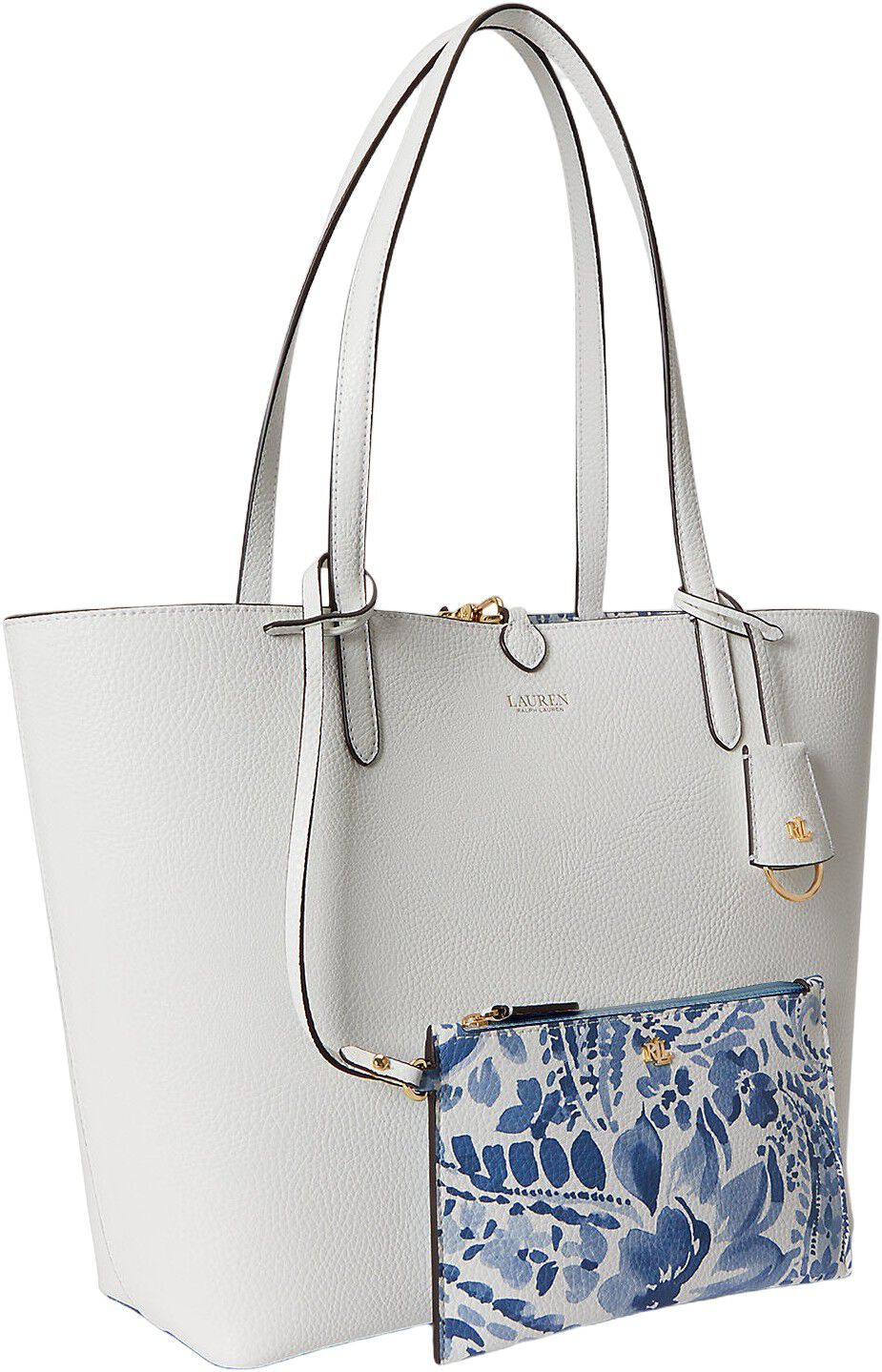 Faux-Leather Large Reversible Tote Bag