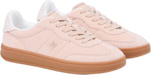 TH Monogram Plaque Suede Trainers