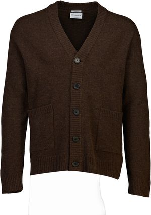 Lambswool button cardigan