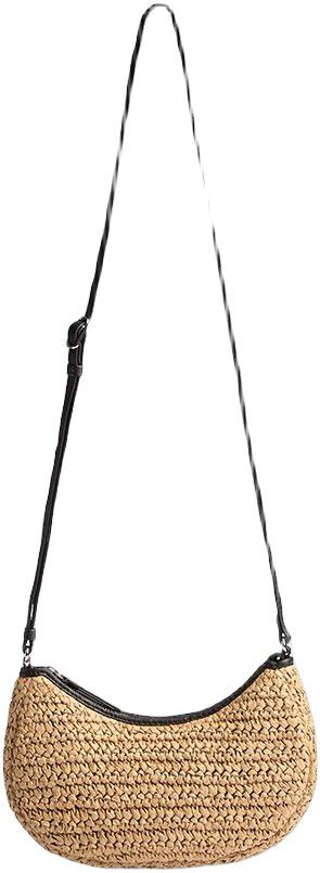 Denela Cross. Bag, Raffia