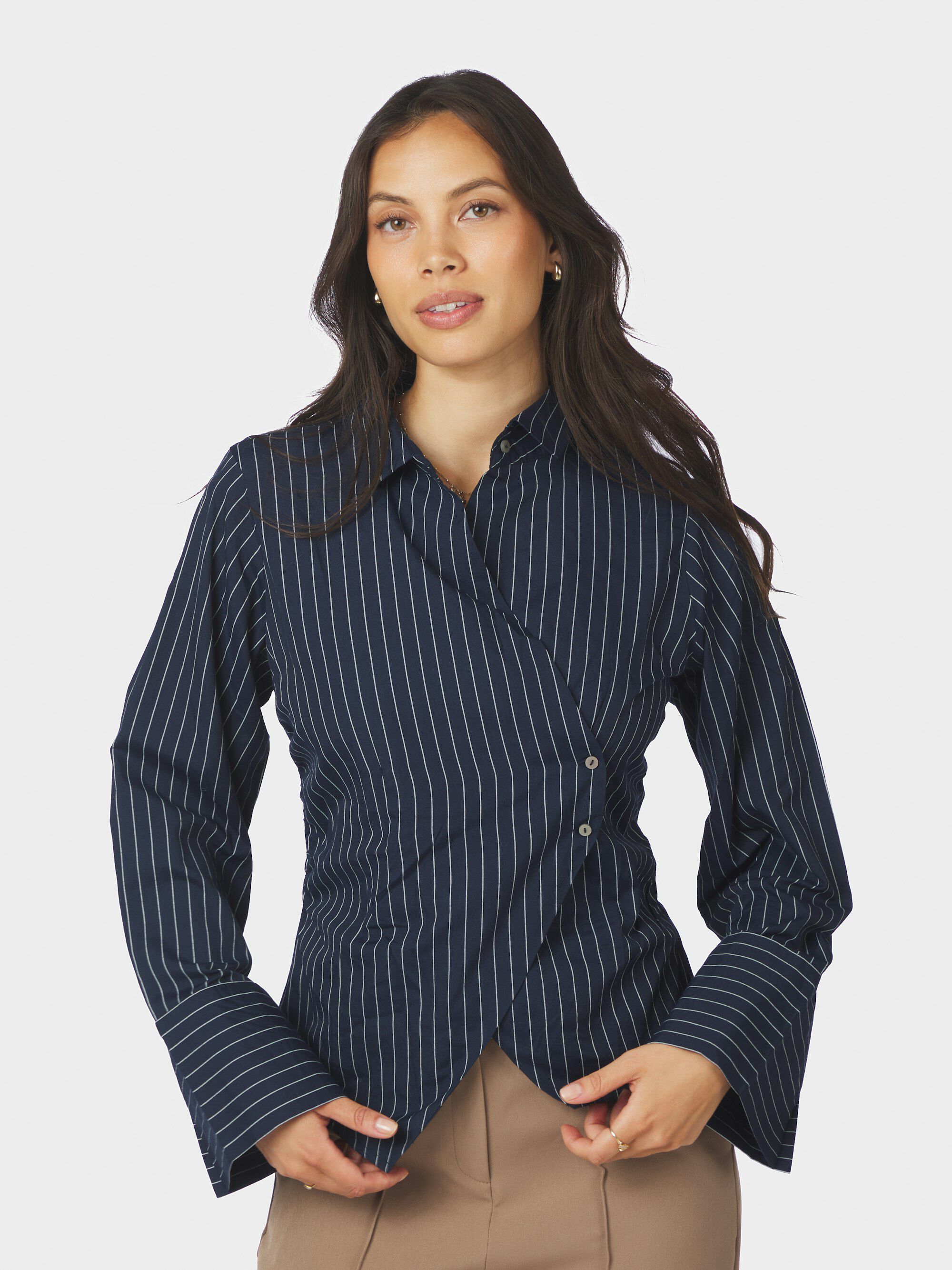 Fenli Slim Stripe Shirt