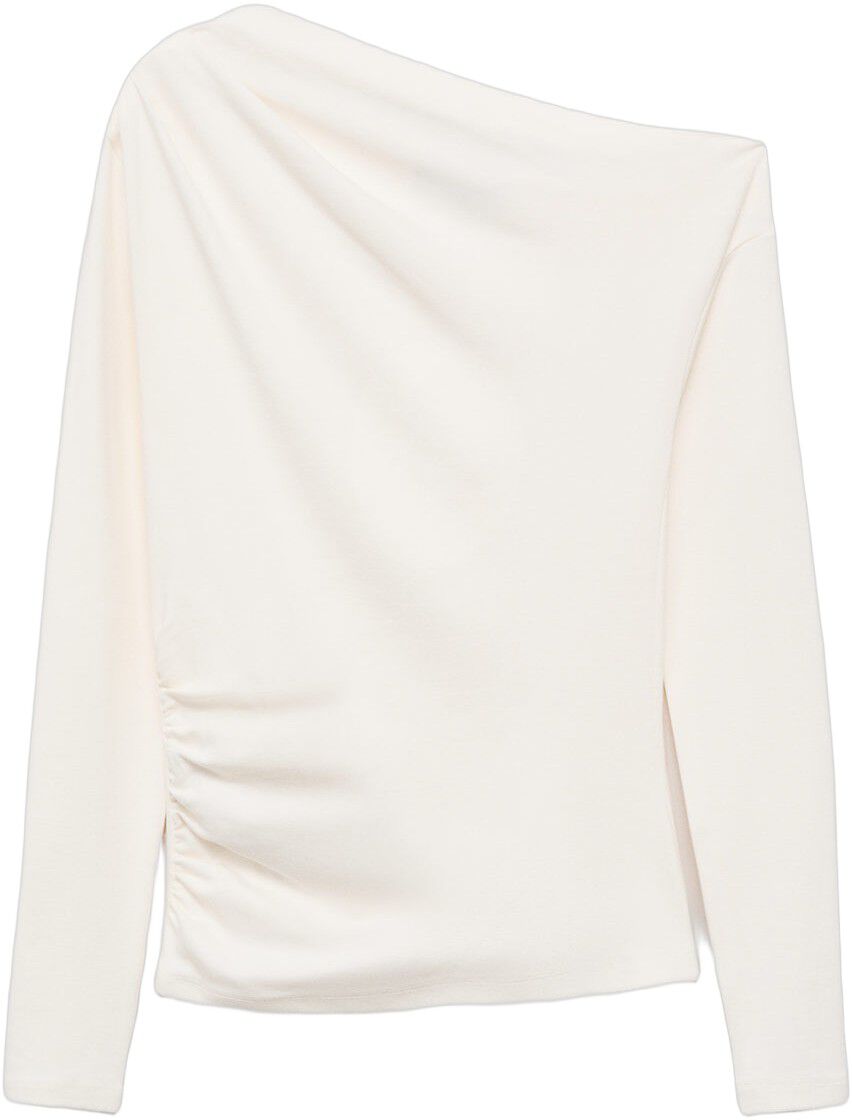 Long sleeve t-shirt with asymmetric