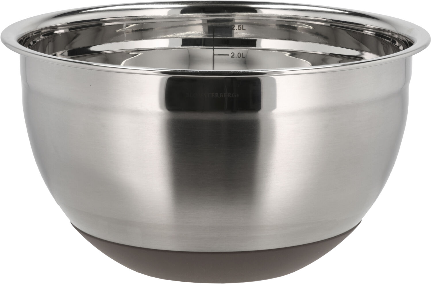 Blandningssk&aring;l m silikonbotten 3 liter Latte