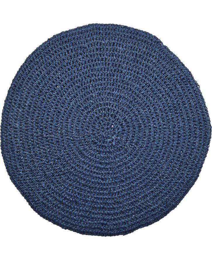 Placemat Round Twisted Midnight