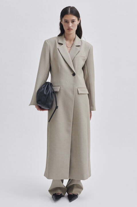 Maxine Wool Long Blazer