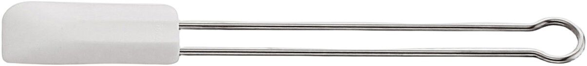 Spatel/slickepott smal 20 cm St&aring;l/Vit