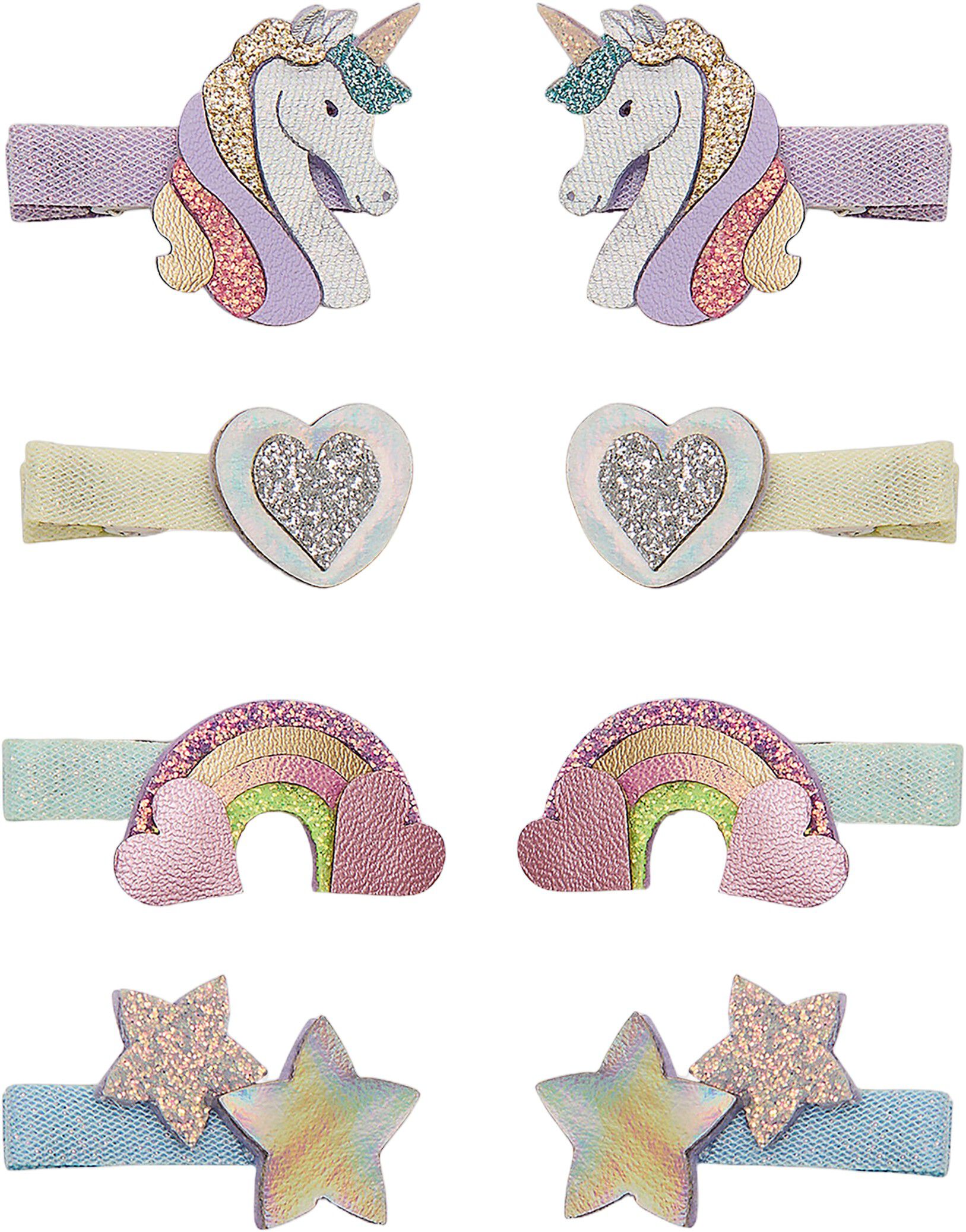 Mimi & Lula - 8 h&aring;rclips - Mini Dreamy My Little Unicorn