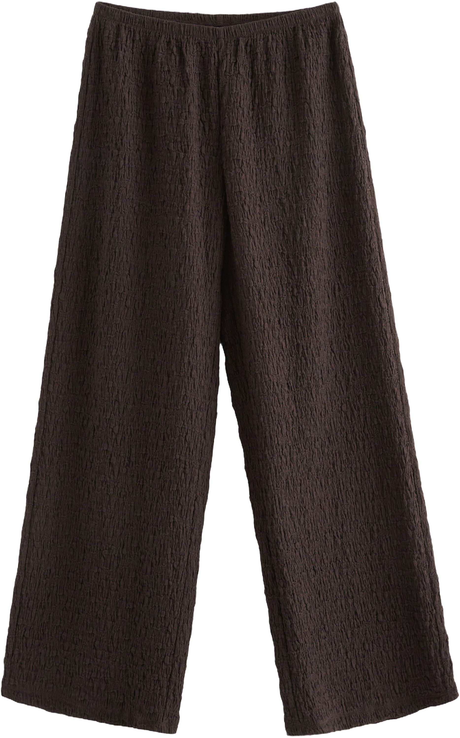 Vid bukse med struktur over hele kr