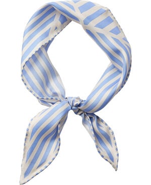 Geometric Scarf 100% Silk - 80x10cm