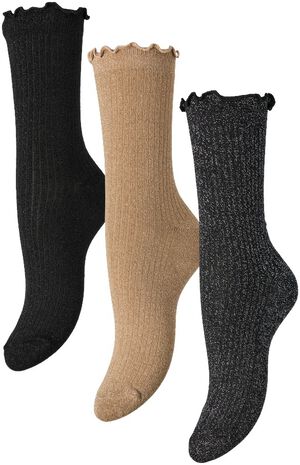 PCSEBBY XMAS FRILL SOCK 3 PACK BOX