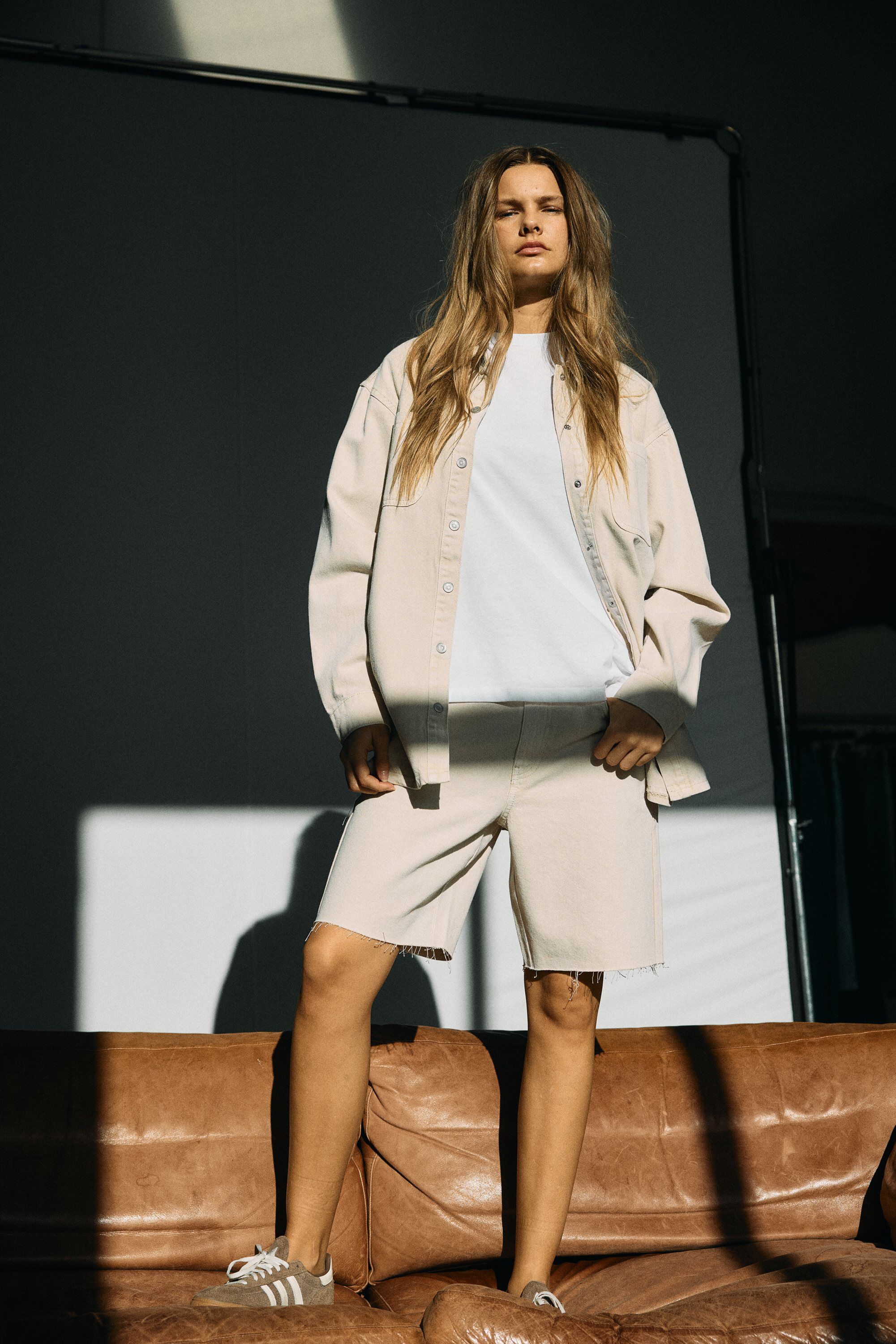 Nmalva L/S f&auml;rgad denimhacket Box