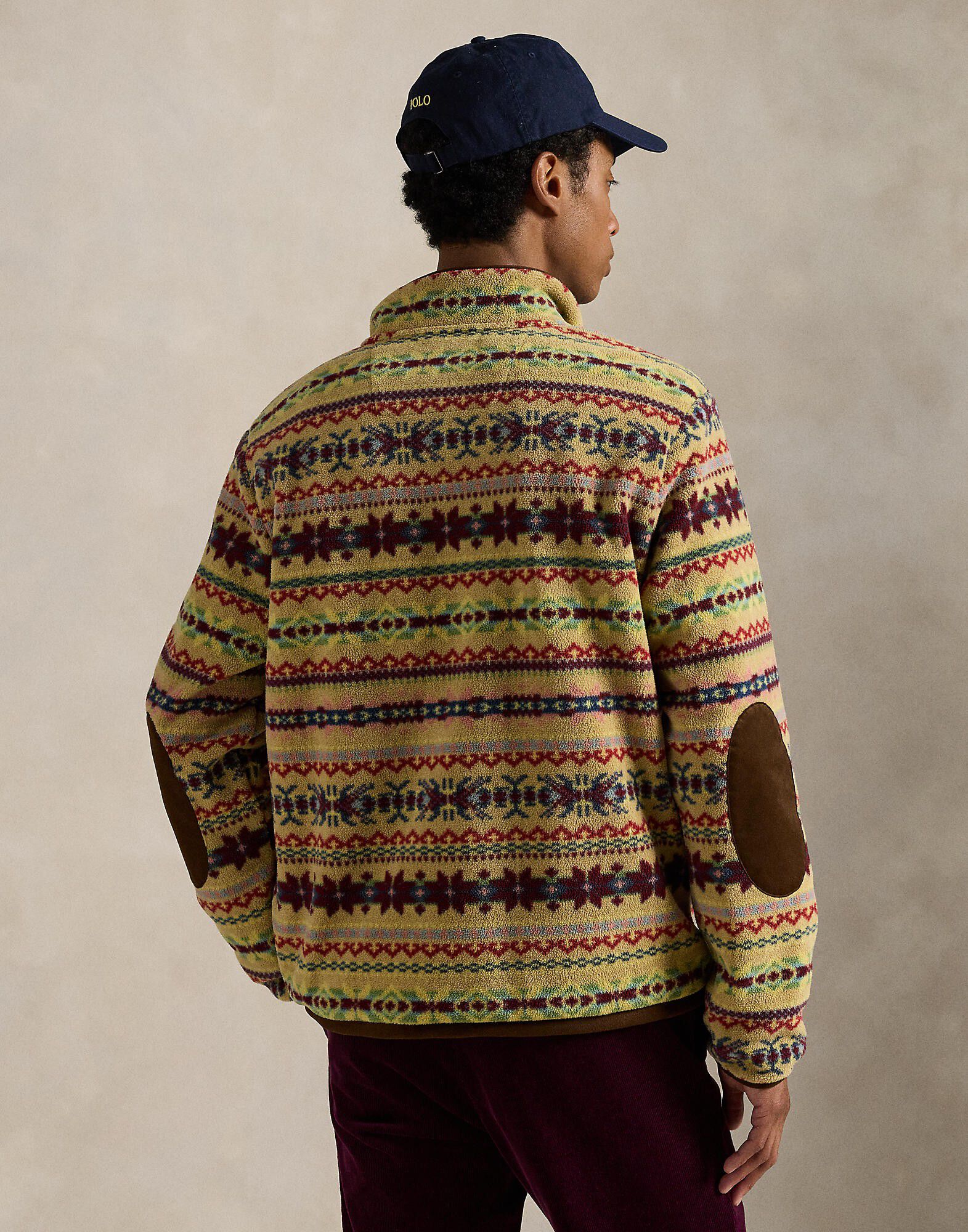 Fair Isle-Inspired Fleece Pullover