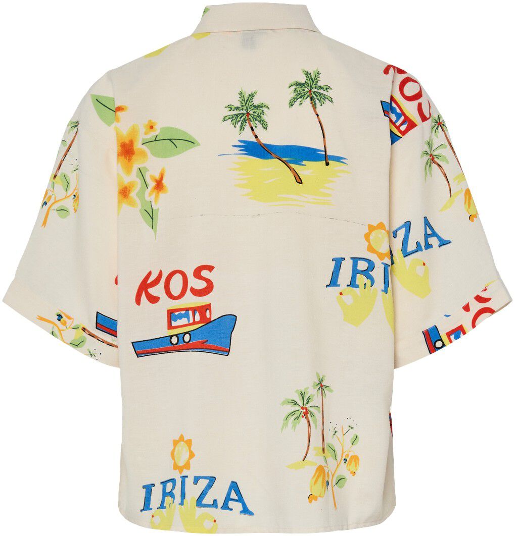 PCBELLA 2/4 LOOSE SHIRT WVN KCA