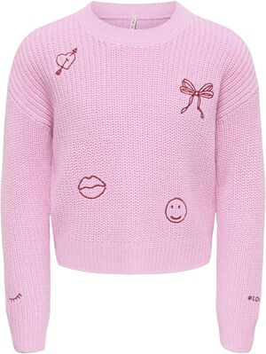 KOGJUSTY LS PATTERN PULLOVER KNT