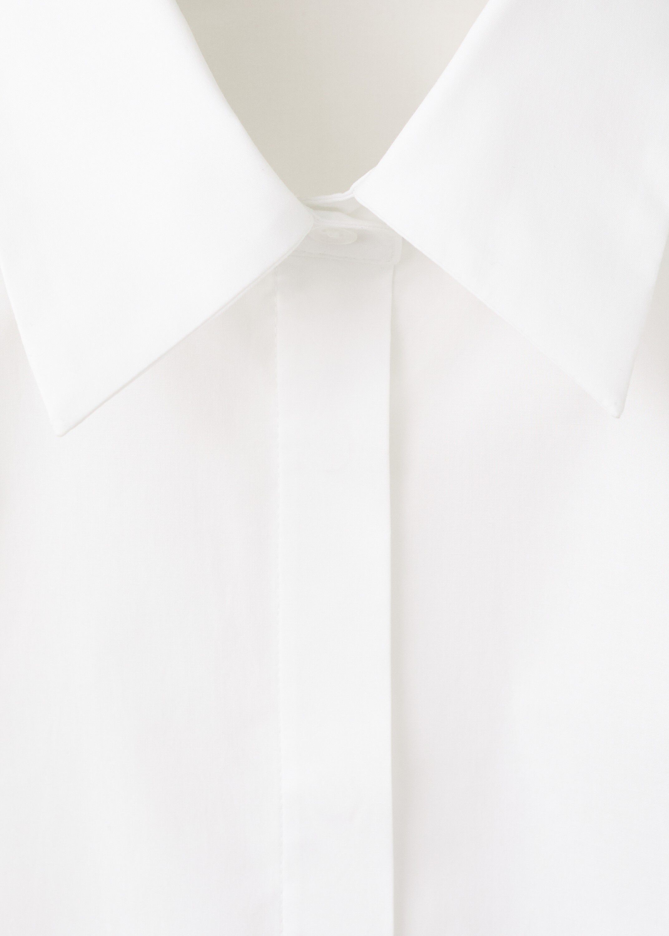 Slim-fit poplin shirt