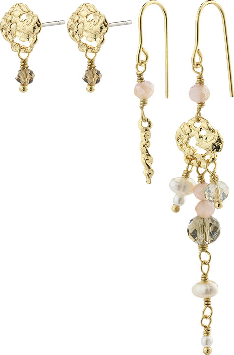 SMILE &oslash;reringe 2-i-&eacute;t s&aelig;t guldbelagt