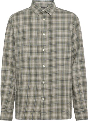 Loose check shirt