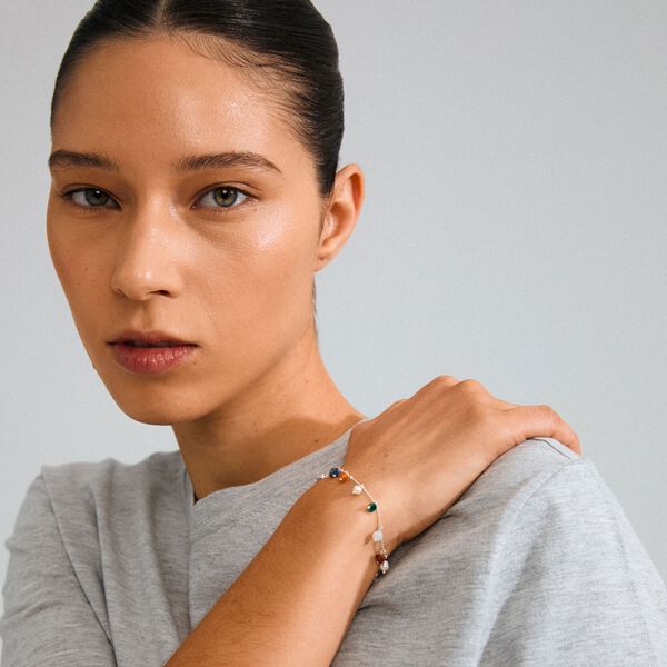 BETWEEN bracelet silver-plated