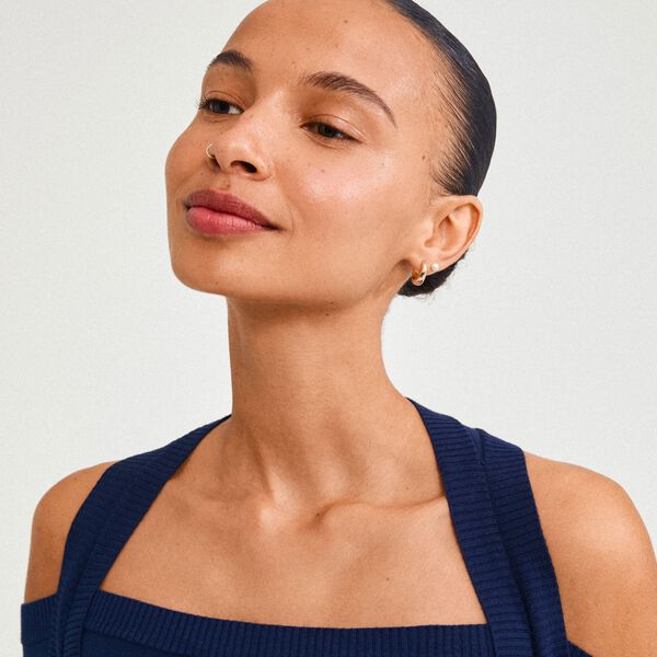 STARLIGHT earrings 2-in-1 set gold-plated