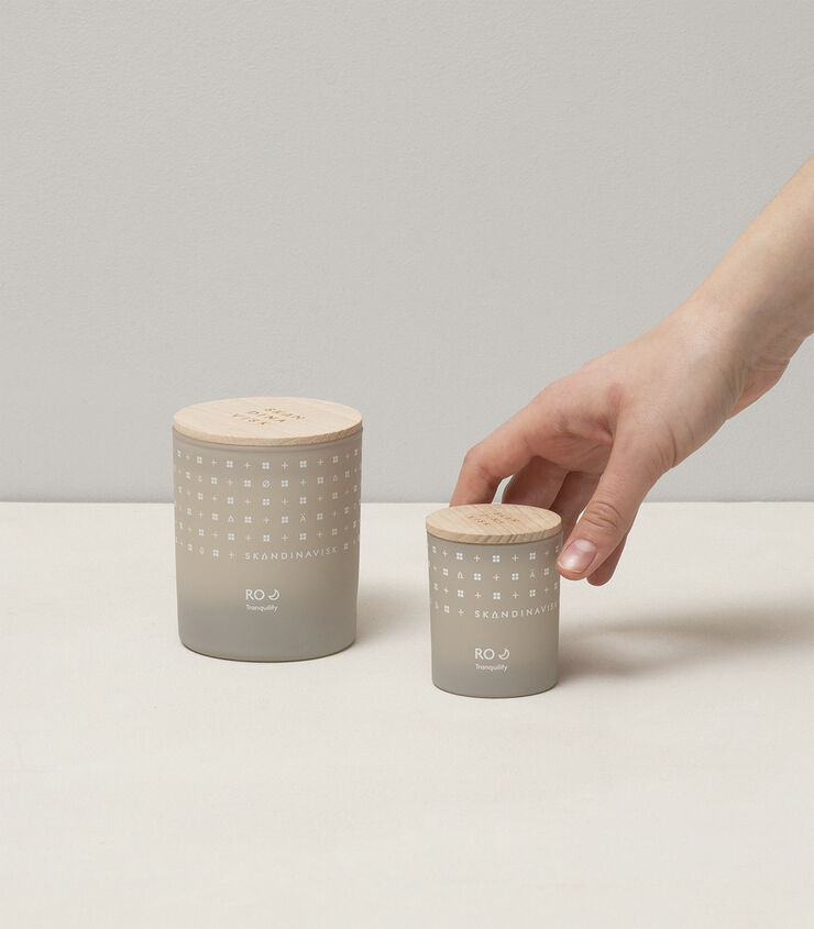 RO Scented Candle w Lid 65g