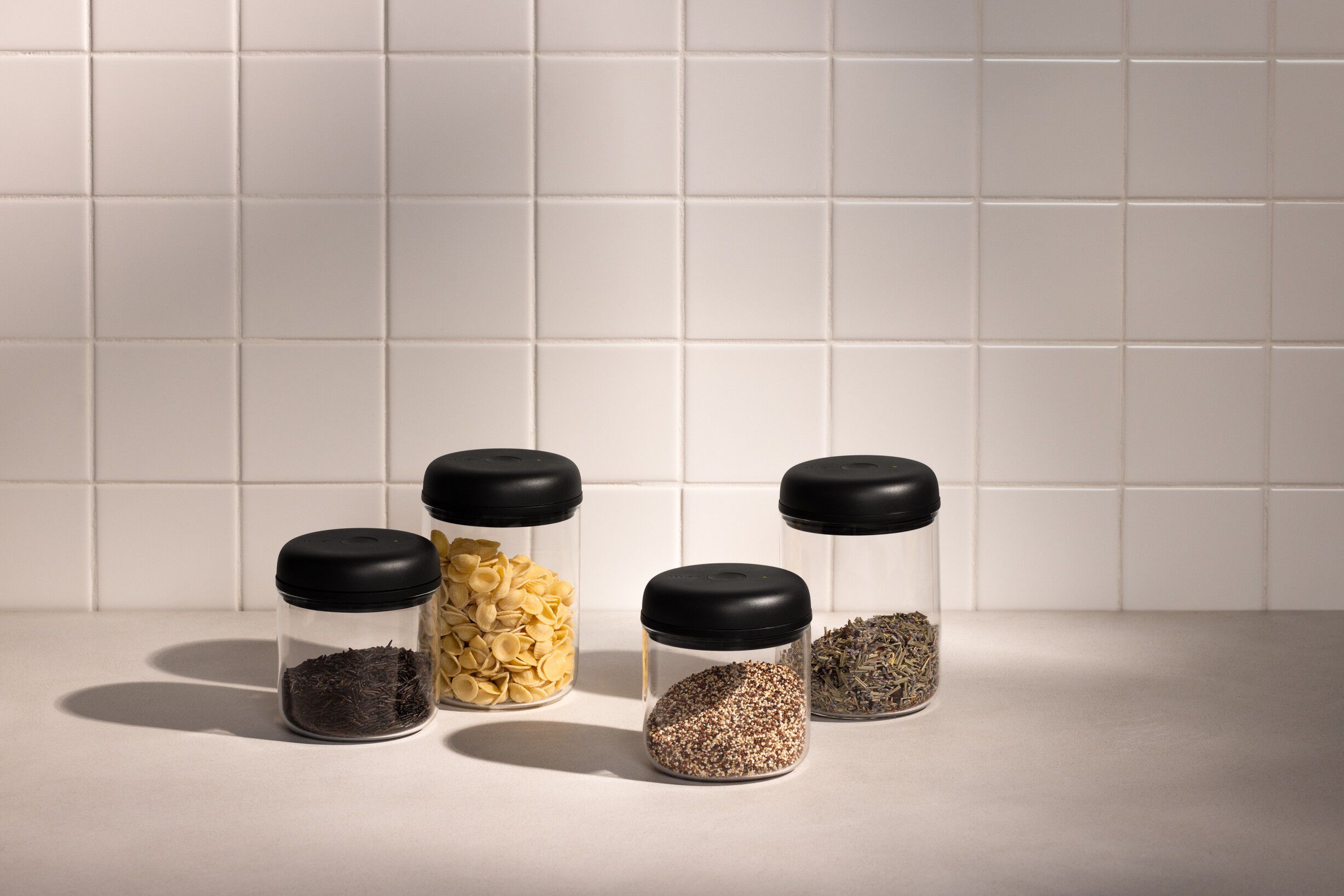 Electric Atmos Vacuum Canister Clear Glass 0. 7L