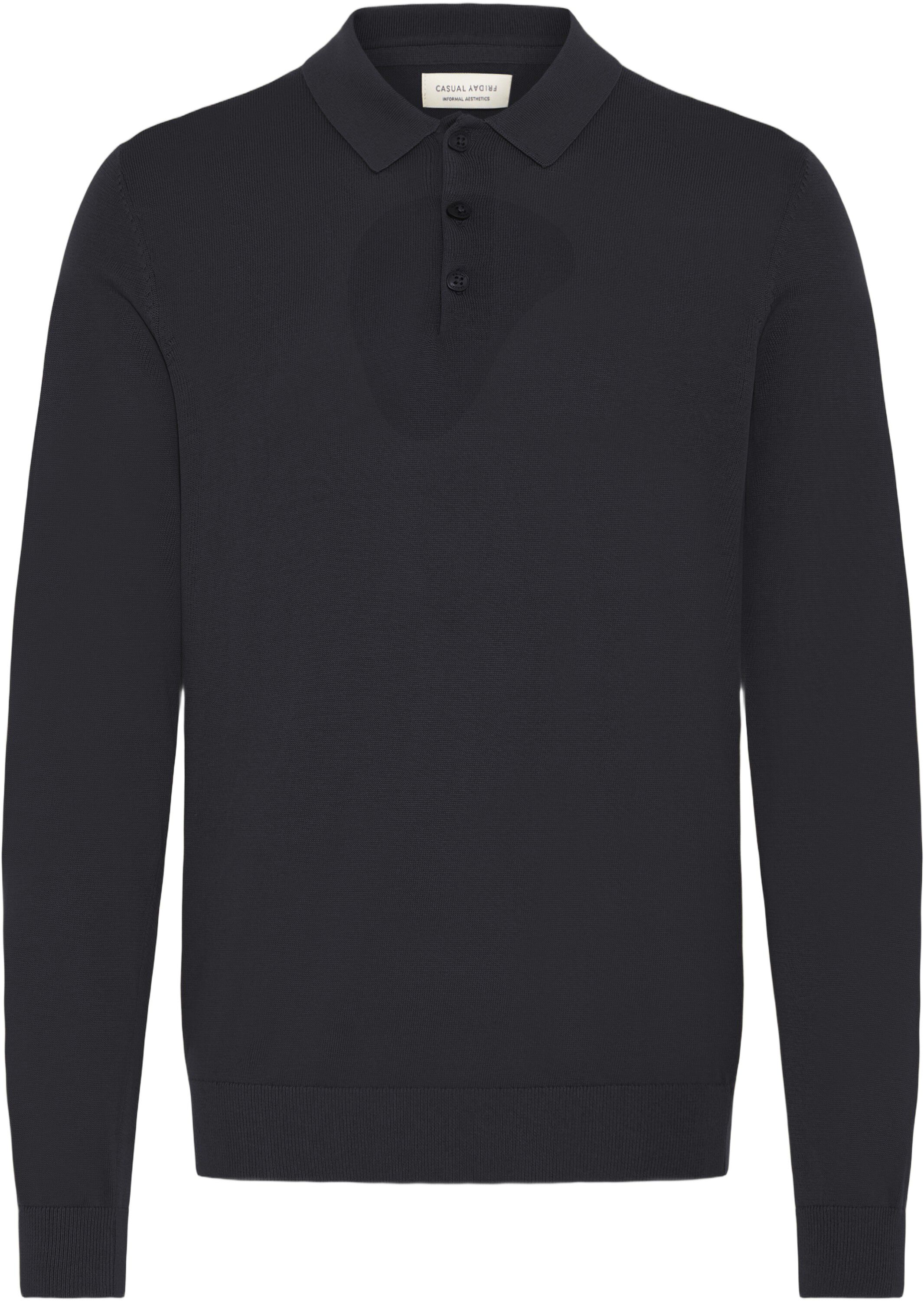 CFOSVALD fine knitted polo knit