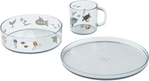 Siva Printed Tritan Tableware Set S