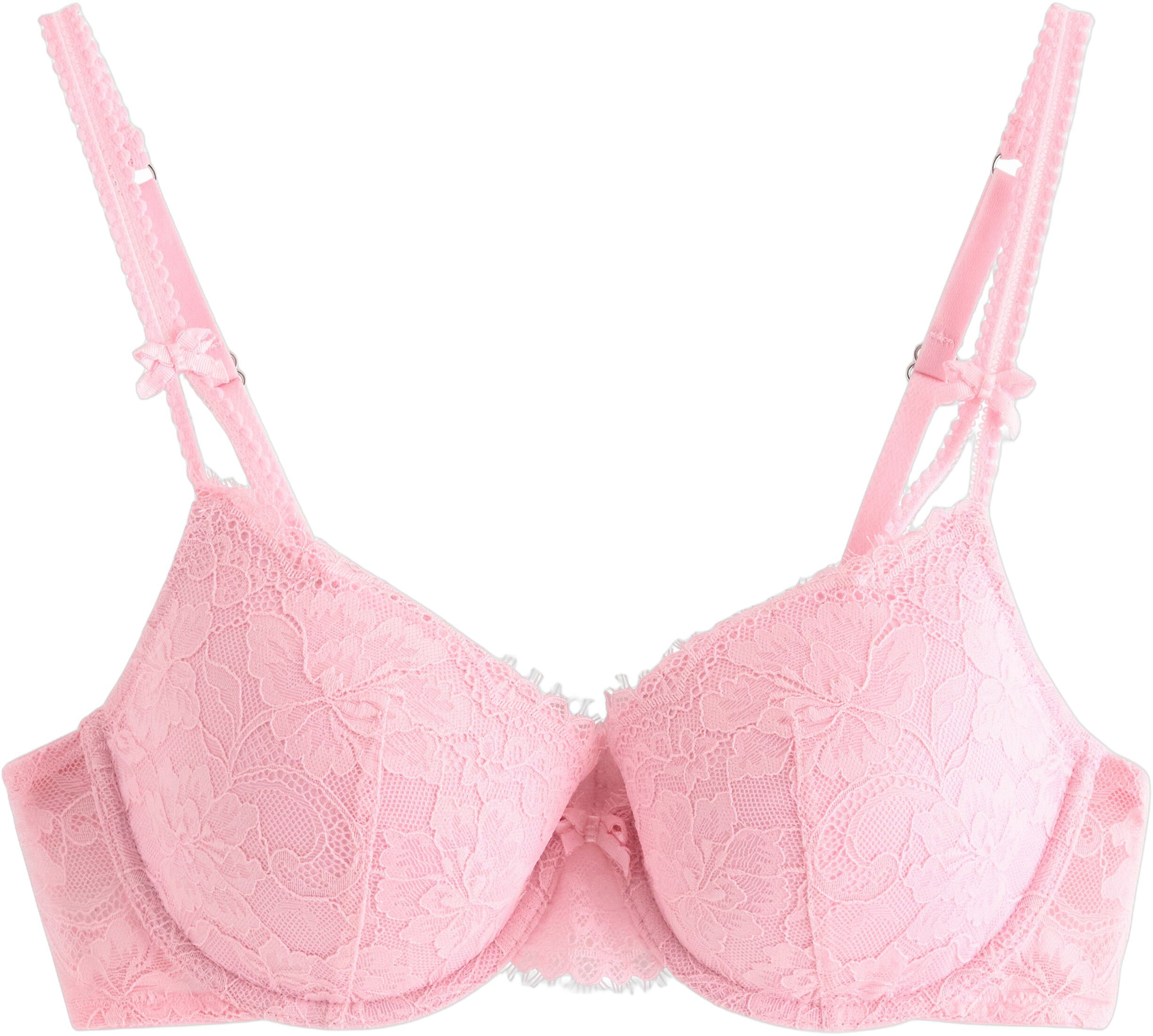 T-shirt-bh med blonde og mesh.