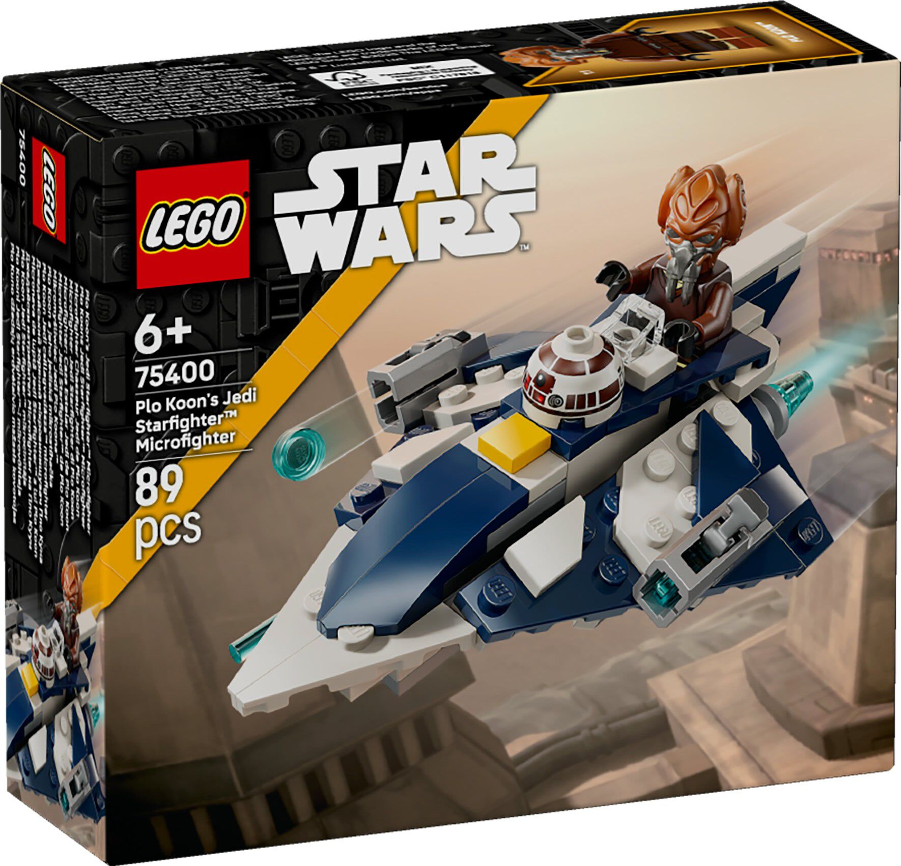 Microfighter af Plo Koons jedi-stjernejager 75400