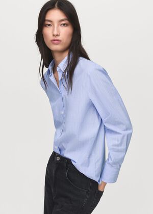 Cotton and lyocell blend straight s