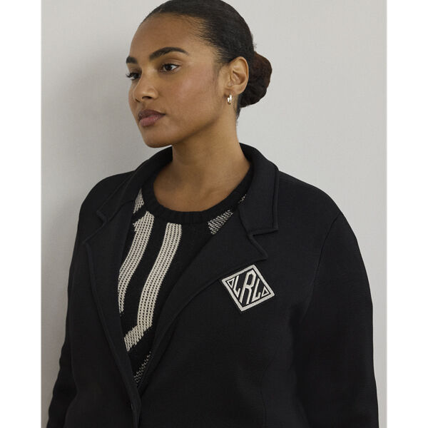 Matte Rayon Nylon Blazer