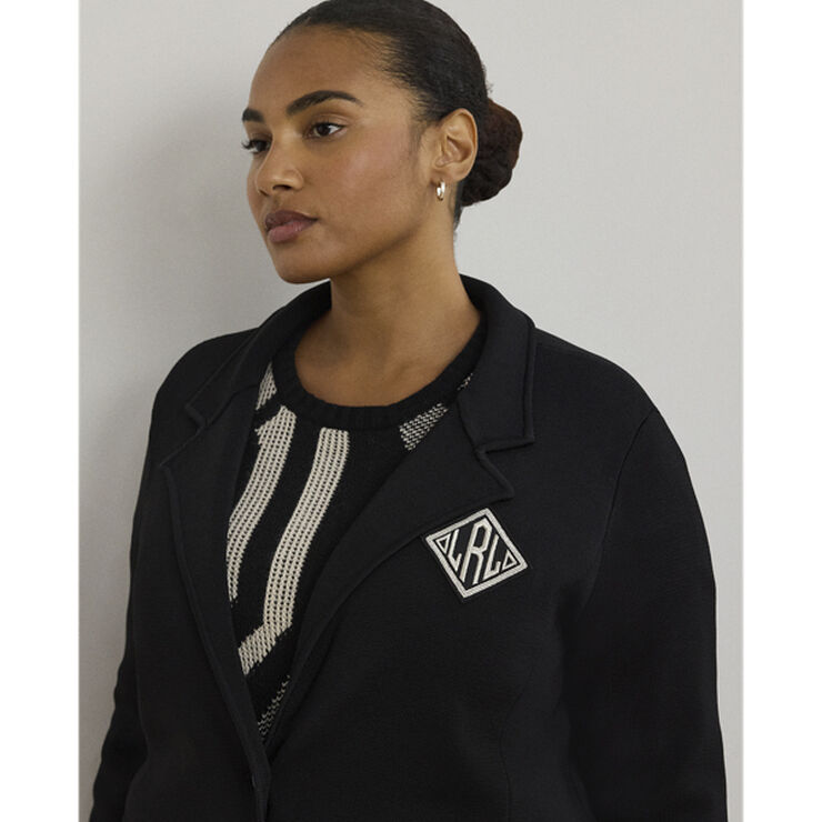 Matte Rayon Nylon Blazer