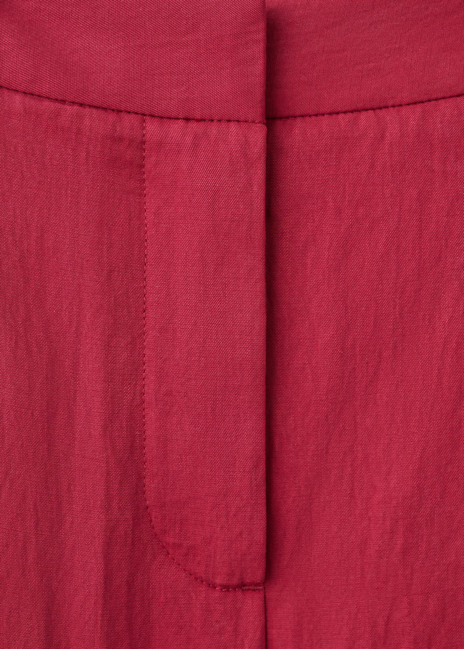 Mid-rise lyocell trousers