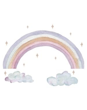 Wallsticker Fe regnbue